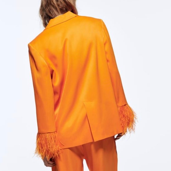 Zara BRAND NEW feather blazer - limited edition - Picture 4 of 7